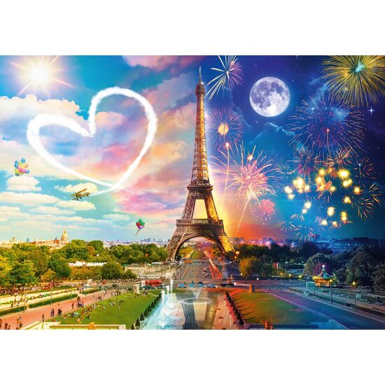 Puzzle Schmidt - Paris, Jour Et Nuit, 2000 pièces