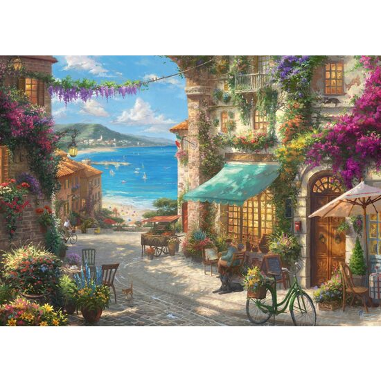 Puzzle Schmidt - Caffè Sulla Riviera Ligure, 1000 pezzi