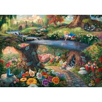 Puzzle Schmidt - Thomas Kinkade: Disney, Alice im Wunderland, 1000 Teile