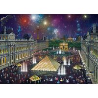 Puzzle Schmidt - Alexander Chen: Feuerwerk im Louvre, 1000 Teile