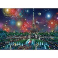 Puzzle Schmidt - Alexander Chen: Feuerwerk am Eiffelturm, 1000 Teile