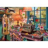 Puzzle Schmidt - Steve Read: In The Sewing Room, 1000 Teile