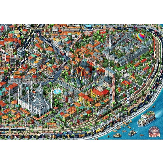 Anatolisches Puzzle - Fraktal Istanbul, 3000 Teile