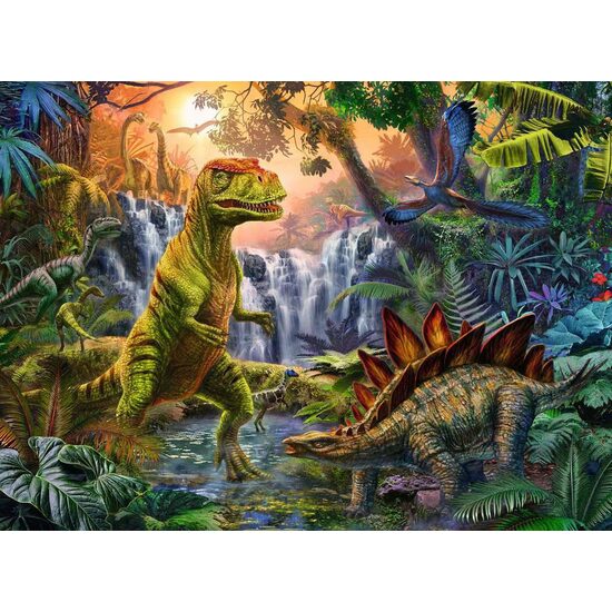Puzzle Ravensburger - Die Dinosaurier-Oase, 100 Teile XXL