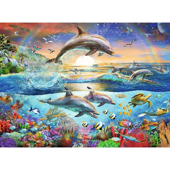 Puzzle Ravensburger - Delphinparadies, 300 Teile XXL