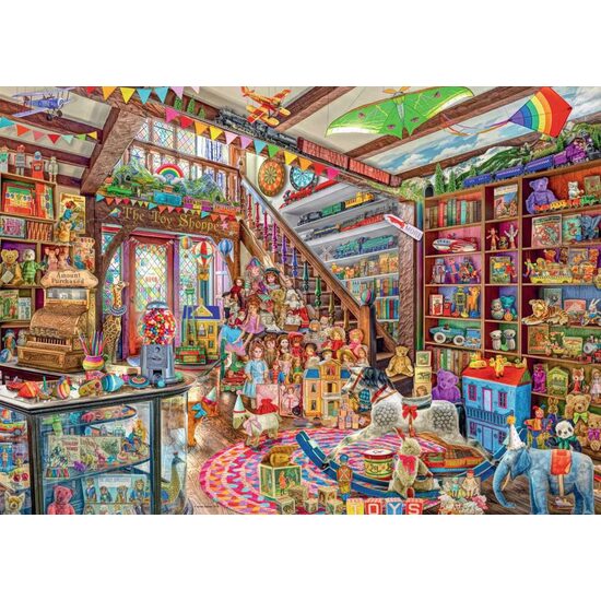 Puzzle Ravensburger - Il negozio di giocattoli fantasy, 1000 pezzi