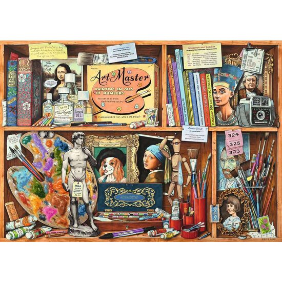 Puzzle Ravensburger - Stanza degli artisti, 1000 pezzi