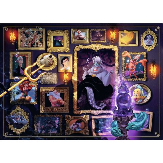 Puzzle Ravensburger - Disney Villainous, Ursula, 1000 Teile