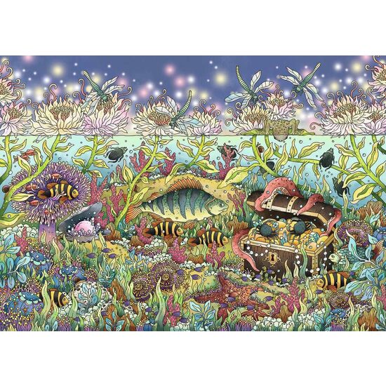 Puzzle Ravensburger - Il mondo sottomarino al crepuscolo, 1000 pezzi