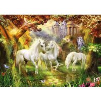 Puzzle Ravensburger - Einhörner im Wald, 1000 Teile