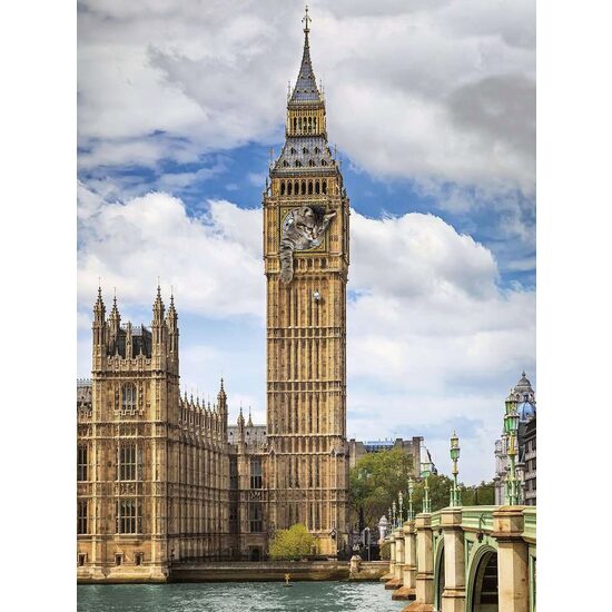 Puzzle Ravensburger - Findus am Big Ben, 1500 Teile