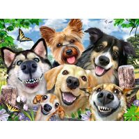 Puzzle Ravensburger - Selfies Dogs' Delight, 500 Teile