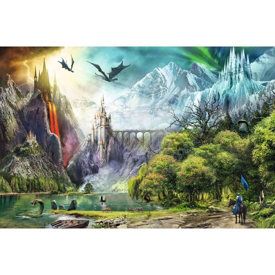 Puzzle Ravensburger - Reign of Dragons, 3000 Teile
