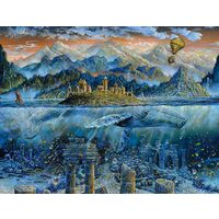 Puzzle Ravensburger - Weiser Wal, 2000 Teile