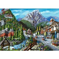 Puzzle Ravensburger - Willkommen in Banff, 1000 Teile