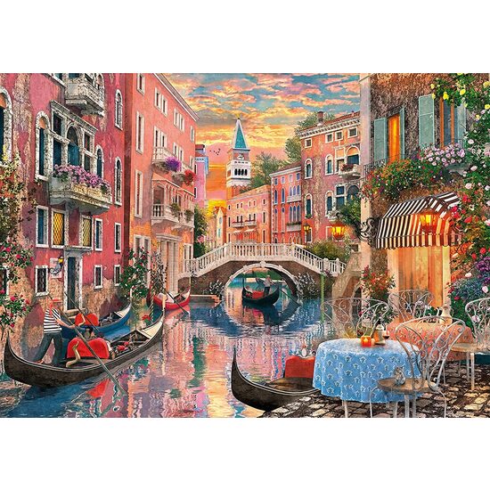 Puzzle Clementoni - Venedig bei Sonnenuntergang, 6000 Teile