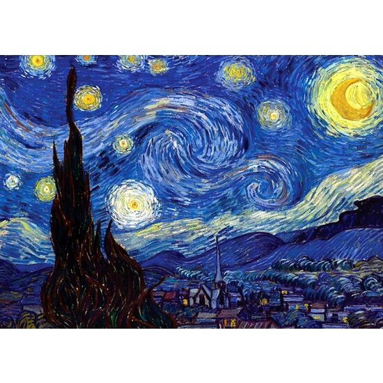TinyPuzzle Puzzle - Vincent Van Gogh: Sternennacht, 99 Teile