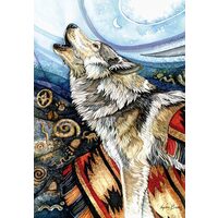 Anatolisches Puzzle - Lynn Bean: Heulender Wolf, 260 Teile
