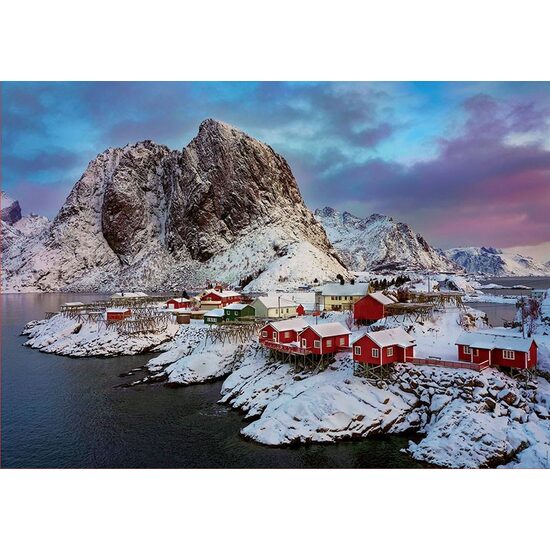 Puzzle Educa - Îles Lofoten. Norvège, 1500 pièces, colle incluse