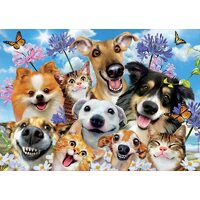 Puzzle Educa - Fun In The Sun Selfie, 500 pièces, comprend de la colle