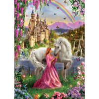 Puzzle Educa - Fée et Licorne, 500 pièces, colle incluse