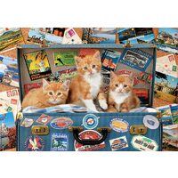 Puzzle Educa - Chatons voyageurs, 200 pièces