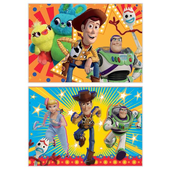 Puzzle in legno Educa - Toy Story 4, 2x50 pezzi