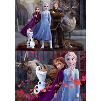 Puzzle Educa - Frozen 2, 2x100 Teile