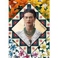 Puzzle Educa - Frida Kahlo, 500 Teile, inklusive Kleber