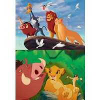 Puzzle Educa - Der König der Löwen, 2x48 Teile