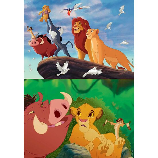Puzzle Educa - Il Re Leone, 2x48 pezzi