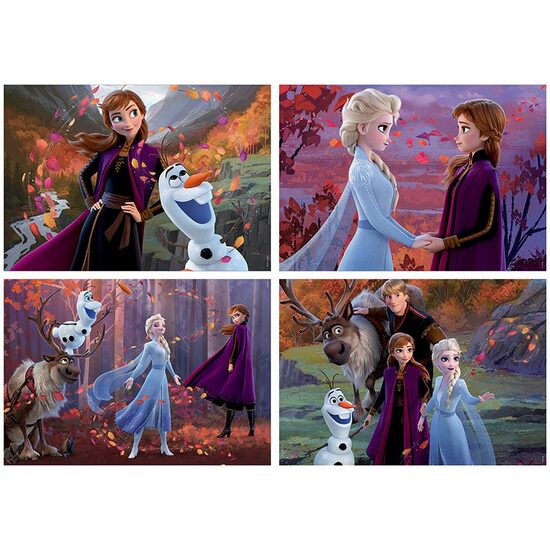 Puzzle Educa - Multi 4 Frozen 2, 50/80/100/150 Teile