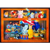 Puzzle 1000 Teile - Überfülltes Haus