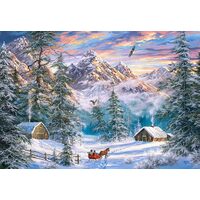 Puzzle Castorland - Bergweihnacht, 1000 Teile