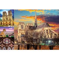 Puzzel Educa - Collage - Notre Dame de Paris, 1000 stukjes
