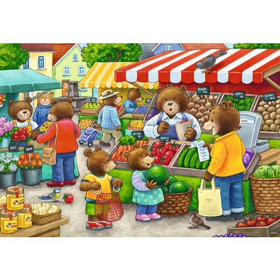 Puzzle Ravensburger - Épicerie, 2x12 pièces