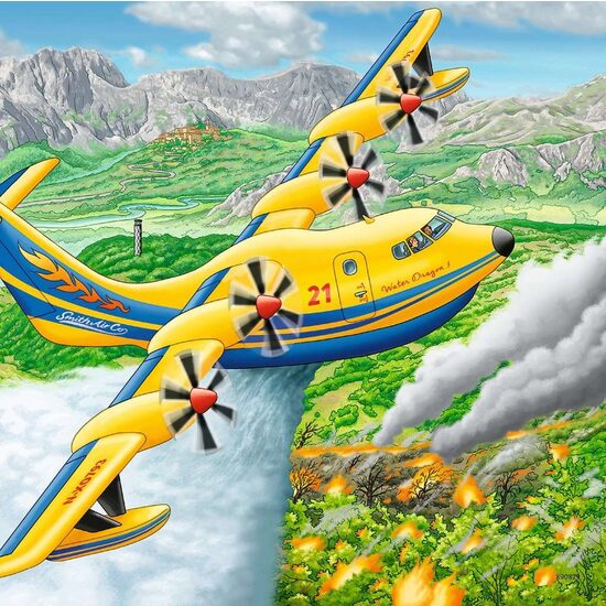 Puzzle Ravensburger - Über den Wolken, 3x49 Teile