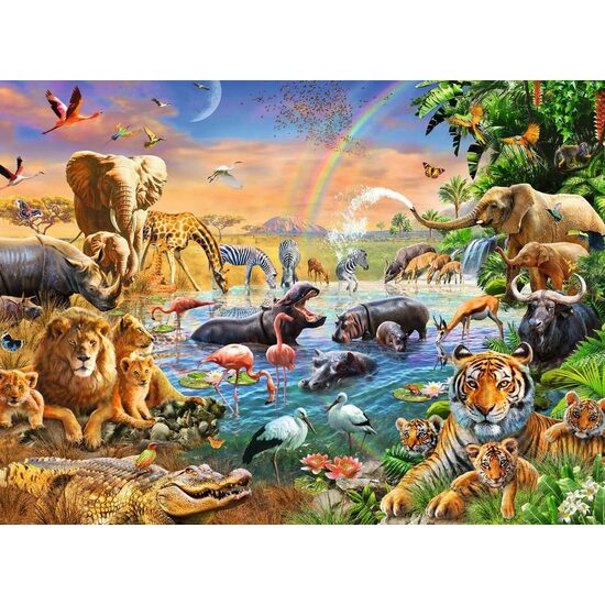 Puzzle Ravensburger - Frühling im Dschungel, 100 Teile