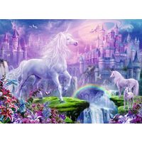 Puzzle Ravensburger - Einhorn mit Glitzer, 100 Teile