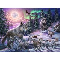 Puzzle Ravensburger - Familie der Wölfe, 150 Teile