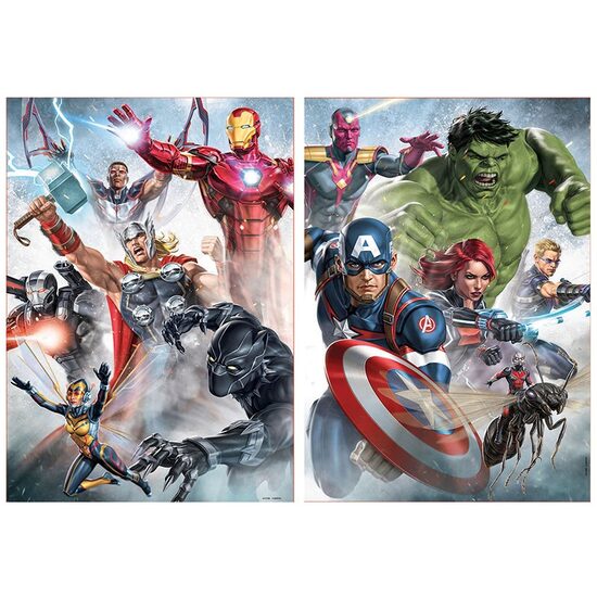 Puzzle Educa - Marvel Mania, 2x500 pezzi