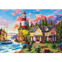Puzzle Educa - Leuchtturmlandschaft, 3000 Teile