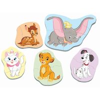 Puzzle Educa - Baby-Disney-Tiere, 3/3/4/4/5 Teile