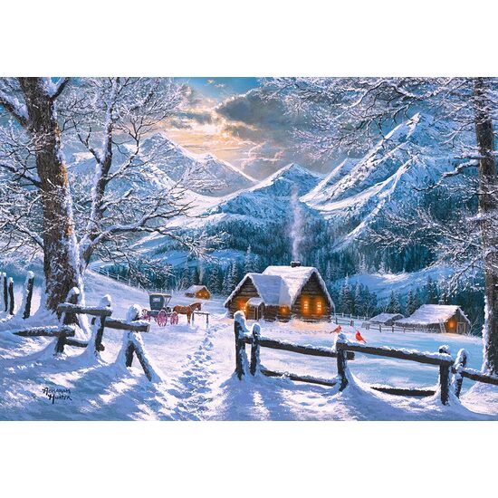 Puzzle Castorland - Mattino nevoso, 1500 pezzi