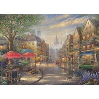 Puzzle Schmidt - Thomas Kinkade: Café en Múnich, 1000 piezas
