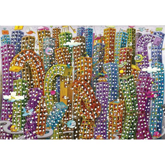 Puzzle Clementoni - Guillermo Mordillo : Puzzle La Jungle, 2000 pièces