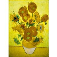 1000-teiliges Puzzle - Vincent Van Gogh: Sonnenblumen, 1889