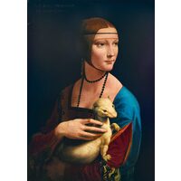 Puzzle 1000 Teile - Leonardo Da Vinci: Dame mit dem Hermelin, 1489