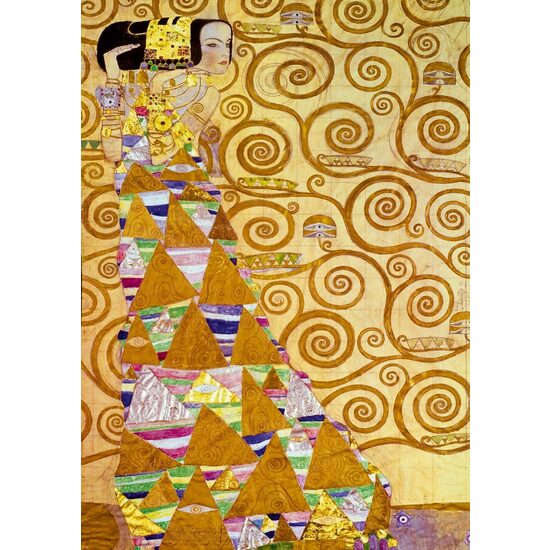 1000 piece puzzle - Gustav Klimt: The Waiting, 1905