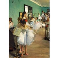 1000 piece puzzle - Edgar Degas: The Dance Class, 1874